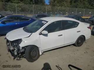 2015 Nissan Versa SV with VIN 3N1CN7AP0FL813551, listed as a Copart auction lot 76094654 with 66,223 mi miles and Non Repairable. Bid and sale history available at carsss.com. Image 1.