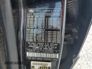 2007 Land Rover Range Rover SC z VIN SALMF13477A260980, wystawiony jako Copart lot #61795715 z przebiegiem Nie podano mil oraz Czysty tytuł • Clean title. Historia ofert i sprzedaży dostępna na DreamBid. Obrazek 13.