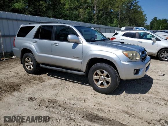 2008 Toyota 4Runner SR5 with VIN JTEZU14R780098672, listed as a Copart auction lot 55787325 with Not provided miles and Salvage title. Bid and sale history available at DreamBid. Image 4.
