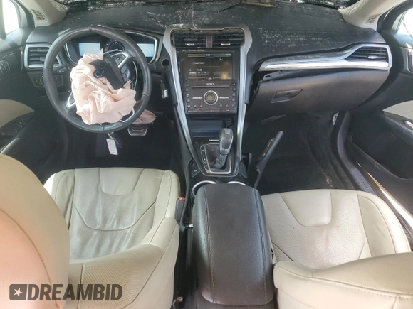 2016 Ford Fusion Titanium with VIN 3FA6P0K93GR140514, listed as a Copart auction lot 63153755 with 109,072 mi miles and Salvage title. Bid and sale history available at DreamBid. Image 8.