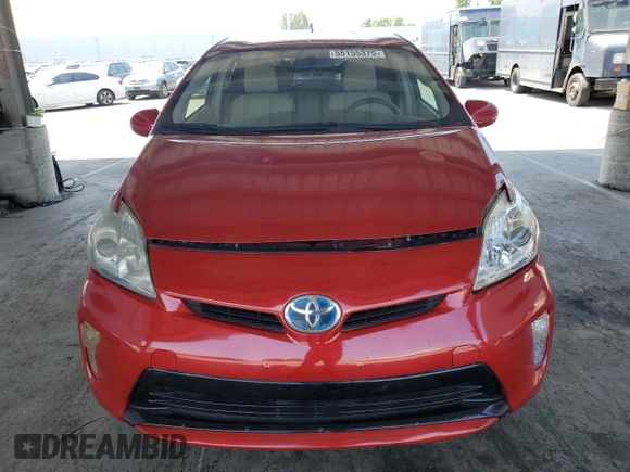 2015 Toyota Prius Four with VIN JTDKN3DU2F0458379, listed as a Copart auction lot 55155375 with 54,438 mi miles and Salvage Title. Bid and sale history available at carsss.com. Image 5.