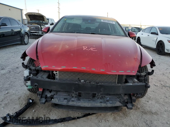 2020 Hyundai Sonata Hybrid Limited with VIN KMHL54JJ3LA015616, listed as a Copart auction lot 80538974 with 46,852 mi miles and Salvage Title. Bid and sale history available at carsss.com. Image 5.