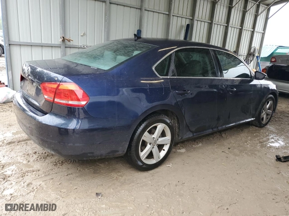 2012 Volkswagen Passat SE w/Sunroof with VIN 1VWBH7A38CC038496, listed as a Copart auction lot 52283855 with 180,425 mi miles and Clean Title. Bid and sale history available at carsss.com. Image 3.