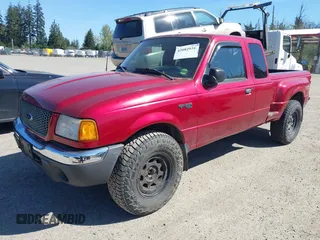 2001 Ford Ranger XL Fleet with VIN 1FTZR15E51PA28442, listed as a IAAI auction lot 42082931 with 167,209 mi miles. Bid and sale history available at carsss.com. Image 2.