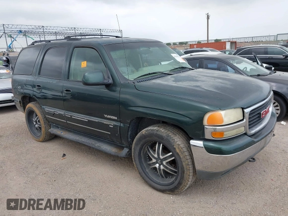 2002 GMC Yukon SLT z VIN 1GKEC13Z62R233154, wystawiony jako IAAI lot #42229172 z przebiegiem Nie podano mil oraz . Historia ofert i sprzedaży dostępna na DreamBid. Obrazek 1.