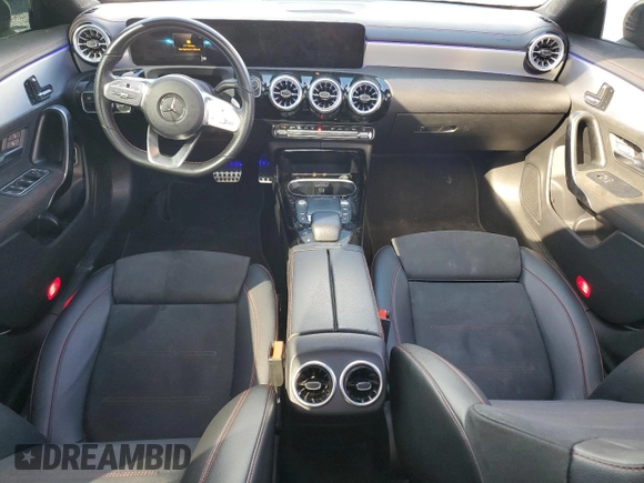 2022 Mercedes-Benz CLA 35 AMG with VIN W1K5J5BB4NN305791, listed as a Copart auction lot 88765115 with 38,844 mi miles and Salvage Title. Bid and sale history available at DreamBid. Image 8.