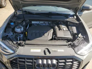 2021 Audi Q3 S line Premium Plus with VIN WA1EECF32M1028239, listed as a Copart auction lot 46702965 with 50,244 mi miles and Salvage Title. Bid and sale history available at carsss.com. Image 12.