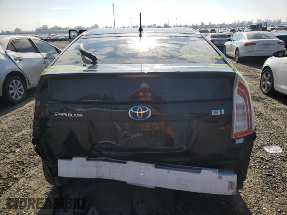 2014 Toyota Prius Four with VIN JTDKN3DU2E1750624, listed as a Copart auction lot 82349994 with 101,522 mi miles and Salvage Title. Bid and sale history available at DreamBid. Image 6.