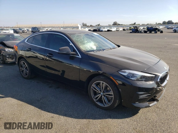2021 BMW 2 Series 228i with VIN WBA53AK08M7J12166, listed as a Copart auction lot 72882853 with 26,967 mi miles. Bid and sale history available at carsss.com. Image 4.