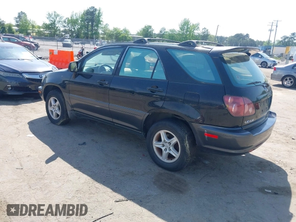 2000 Lexus RX 300 with VIN JT6HF10U9Y0102166, listed as a IAAI auction lot 42145663 with 137,514 mi miles. Bid and sale history available at carsss.com. Image 3.