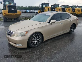 2008 Lexus LS 460 with VIN JTHBL46F885075478, listed as a Copart auction lot 56842225 with 128,897 mi miles and Salvage title. Bid and sale history available at DreamBid. Image 1.