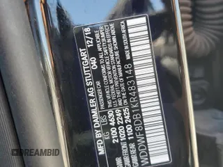 2019 Mercedes-Benz C 300 z VIN WDDWF8DB1KR483148, wystawiony jako Copart lot #56566925 z przebiegiem Nie podano mil oraz Czysty tytuł • Clean title. Historia ofert i sprzedaży dostępna na DreamBid. Obrazek 13.