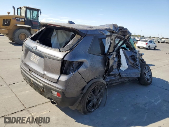 2019 Honda Passport EX-L with VIN 5FNYF7H59KB008466, listed as a Copart auction lot 74487804 with Not Provided miles and Non Repairable. Bid and sale history available at carsss.com. Image 3.