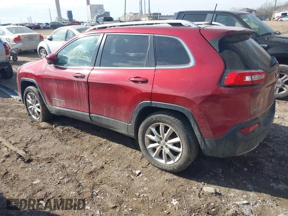 2017 Jeep Cherokee Limited with VIN 1C4PJMDB8HW512130, listed as a IAAI auction lot 41708722 with 88,943 mi miles and . Bid and sale history available at DreamBid. Image 3.