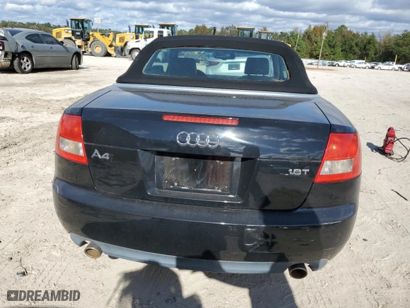 2006 Audi A4 1.8T with VIN WAUBC48H56K002645, listed as a Copart auction lot 82529364 with 83,545 mi miles and Clean Title. Bid and sale history available at carsss.com. Image 6.