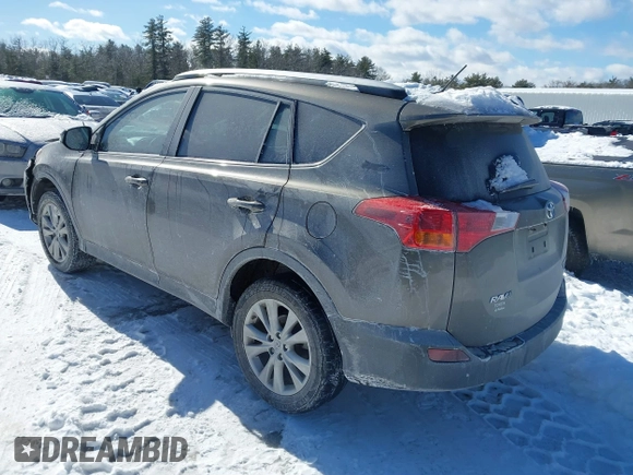 2014 Toyota RAV4 Limited with VIN 2T3DFREVXEW205711, listed as a IAAI auction lot 41499687 with 49,399 mi miles. Bid and sale history available at carsss.com. Image 3.
