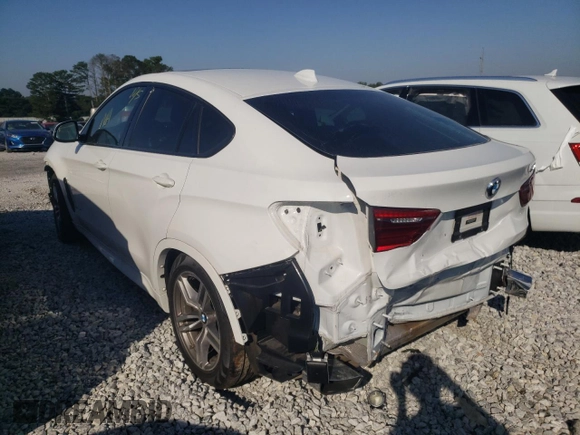 2018 BMW X6 xDrive35i with VIN 5UXKU2C58J0X50939, listed as a Copart auction lot 59681822 with 0 mi miles. Bid and sale history available at carsss.com. Image 3.