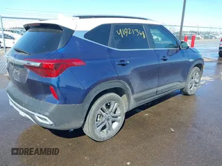 2023 Kia Seltos S with VIN KNDEUCAA5P7411852, listed as a IAAI auction lot 41921368 with 11,165 mi miles. Bid and sale history available at carsss.com. Image 4.