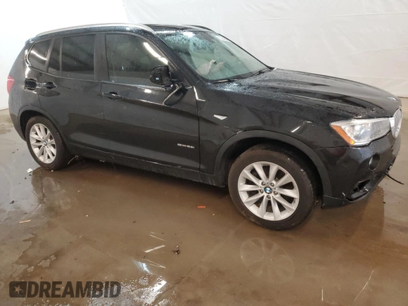 2017 BMW X3 sDrive28i with VIN 5UXWZ7C34H0V92592, listed as a Copart auction lot 88220975 with 64,013 mi miles and Clean Title. Bid and sale history available at carsss.com. Image 4.