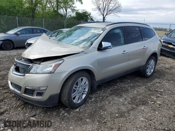 2015 Chevrolet Traverse LT with VIN 1GNKRGKD7FJ137258, listed as a Copart auction lot 55013565 with 106,508 mi miles and Clean Title. Bid and sale history available at carsss.com. Image 1.