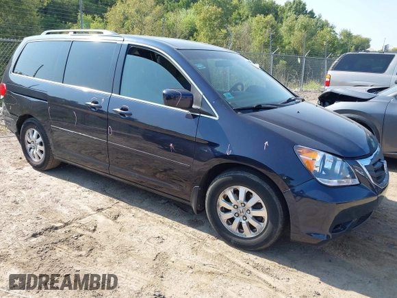 2008 Honda Odyssey EX with VIN 5FNRL38478B078862, listed as a IAAI auction lot 40090252 with 184,583 mi miles. Bid and sale history available at carsss.com. Image 1.