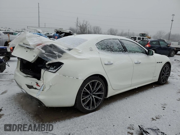 2019 Maserati Ghibli S Q4 GranLusso with VIN ZAM57YTL2K1338398, listed as a Copart auction lot 88252215 with 26,044 mi miles and Clean Title. Bid and sale history available at carsss.com. Image 3.