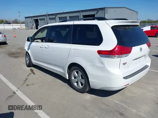 2012 Toyota Sienna LE AAS with VIN 5TDKK3DC3CS213969, listed as a IAAI auction lot 41822753 with 95,766 mi miles and . Bid and sale history available at DreamBid. Image 3.