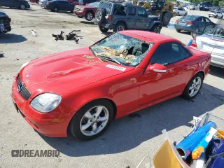 2002 Mercedes-Benz SLK 320 with VIN WDBKK65F62F246665, listed as a Copart auction lot 61410145 with Not provided miles and Salvage title. Bid and sale history available at DreamBid. Image 1.