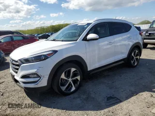 2016 Hyundai Tucson Limited z VIN KM8J3CA27GU106831, wystawiony jako Copart lot #56160935 z przebiegiem 112 010 mil mil oraz Czysty tytuł • Clean title. Historia ofert i sprzedaży dostępna na DreamBid. Obrazek 1.