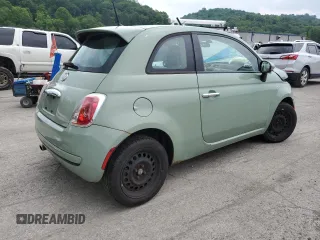 2015 FIAT 500 Pop with VIN 3C3CFFAR2FT501922, listed as a Copart auction lot 60263845 with 83,194 mi miles and Salvage title. Bid and sale history available at DreamBid. Image 3.