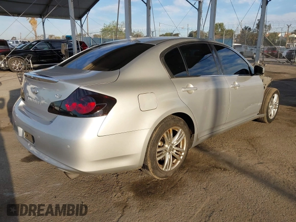 2013 Infiniti G37 Journey with VIN JN1CV6AP8DM722010, listed as a IAAI auction lot 41849702 with 282,338 mi miles and . Bid and sale history available at DreamBid. Image 4.