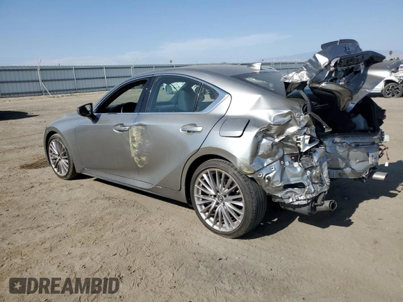2022 Lexus IS 300 with VIN JTHDA1D28N5122114, listed as a Copart auction lot 59958455 with 32,236 mi miles and Salvage title. Bid and sale history available at DreamBid. Image 2.