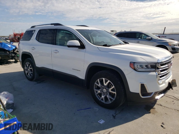 2020 GMC Acadia SLT with VIN 1GKKNULS4LZ149479, listed as a Copart auction lot 84485464 with 124,460 mi miles and Salvage Title. Bid and sale history available at DreamBid. Image 4.