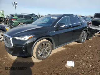 2024 Infiniti QX55 Luxe with VIN 3PCAJ5JR7RF110618, listed as a Copart auction lot 44208665 with 5,551 mi miles and Salvage Title. Bid and sale history available at DreamBid. Image 1.