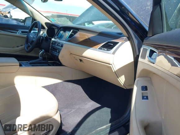 2015 Hyundai Genesis 3.8L z VIN KMHGN4JEXFU021307, wystawiony jako IAAI lot #41925165 z przebiegiem 128 921 mil mil oraz . Historia ofert i sprzedaży dostępna na DreamBid. Obrazek 5.