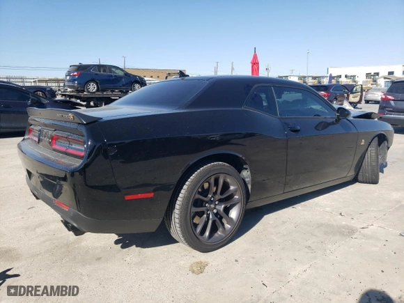 2023 Dodge Challenger R/T Scat Pack with VIN 2C3CDZFJ5PH618205, listed as a Copart auction lot 42261085 with 16,197 mi miles and Salvage Title. Bid and sale history available at carsss.com. Image 3.
