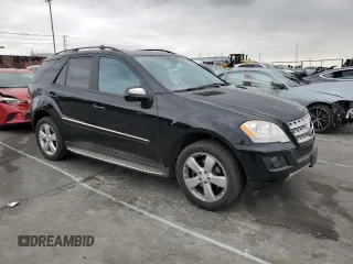 2009 Mercedes-Benz M 3.5L with VIN 4JGBB56E89A524440, listed as a Copart auction lot 43082805 with 185,084 mi miles and Salvage Title. Bid and sale history available at carsss.com. Image 4.
