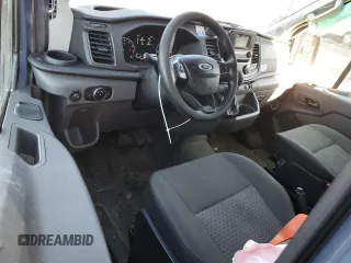 2020 Ford Transit Cargo with VIN 1FTBR3X85LKA18644, listed as a Copart auction lot 89212555 with 74,398 mi miles and Salvage Title. Bid and sale history available at carsss.com. Image 9.