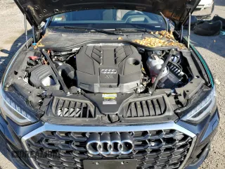 2023 Audi A8 with VIN WAULDAF86PN002950, listed as a Copart auction lot 77352374 with 4,444 mi miles and Salvage Title. Bid and sale history available at carsss.com. Image 11.