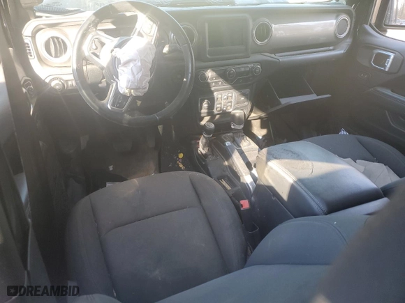 2018 Jeep Wrangler Unlimited Sahara with VIN 1C4HJXEG0JW159291, listed as a Copart auction lot 47412835 with 0 mi miles and Salvage Title. Bid and sale history available at carsss.com. Image 8.