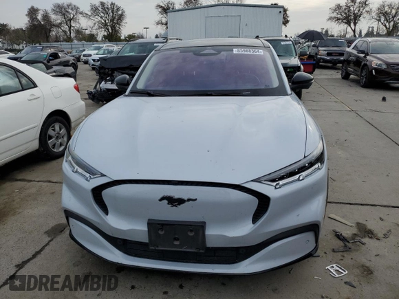 2021 Ford Mustang Mach-E California Route 1 with VIN 3FMTK2R79MMA47688, listed as a Copart auction lot 85988364 with 80,908 mi miles and Salvage Title. Bid and sale history available at DreamBid. Image 5.