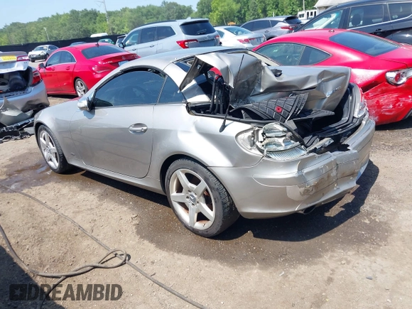 2005 Mercedes-Benz SLK 230/320 with VIN WDBWK56F45F030313, listed as a IAAI auction lot 42575872 with 183,685 mi miles and . Bid and sale history available at DreamBid. Image 3.