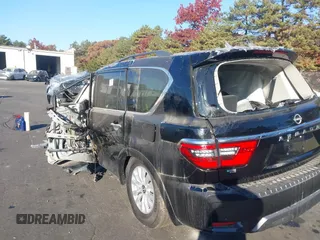 2021 Nissan Armada SV z VIN JN8AY2AD1M9661620, wystawiony jako IAAI lot #40652963 z przebiegiem Nie podano mil oraz . Historia ofert i sprzedaży dostępna na DreamBid. Obrazek 3.