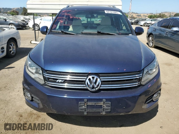2015 Volkswagen Tiguan SE with VIN WVGAV7AX2FW094359, listed as a Copart auction lot 60101885 with 106,305 mi miles and Salvage title. Bid and sale history available at DreamBid. Image 5.