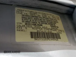 2009 Nissan Versa 1.6 z VIN 3N1CC11E09L445460, wystawiony jako Copart lot #74360764 z przebiegiem 202 122 mil mil oraz Szkoda całkowita • Salvage title. Historia ofert i sprzedaży dostępna na DreamBid. Obrazek 15.