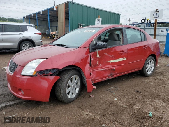2009 Nissan Sentra 2.0 SL FE+ with VIN 3N1AB61E59L612824, listed as a Copart auction lot 59590465 with 188,607 mi miles and Salvage title. Bid and sale history available at DreamBid. Image 1.
