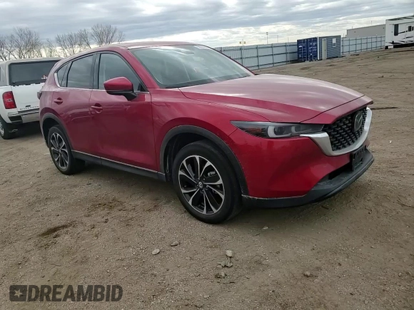 2023 Mazda CX-5 2.5 S Premium Package with VIN JM3KFBDMXP0135651, listed as a Copart auction lot 50531605 with 36,656 mi miles and Salvage Title. Bid and sale history available at carsss.com. Image 12.