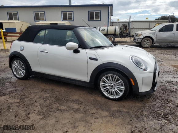 2024 MINI Convertible Cooper S with VIN WMW43DL02R3S01743, listed as a Copart auction lot 70023744 with NaN miles and Salvage Title. Bid and sale history available at carsss.com. Image 4.