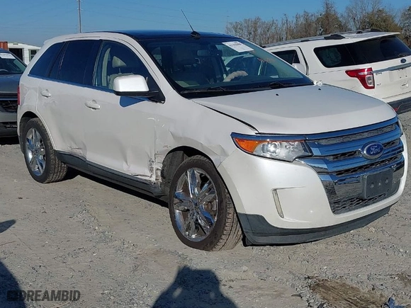 2011 Ford Edge Limited with VIN 2FMDK3KC4BBA45590, listed as a IAAI auction lot 41252906 with 153,421 mi miles. Bid and sale history available at carsss.com. Image 1.