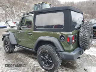 2020 Jeep Wrangler Willys z VIN 1C4GJXAG8LW285550, wystawiony jako Copart lot #57058815 z przebiegiem 24 388 mil mil oraz Szkoda całkowita • Salvage title. Historia ofert i sprzedaży dostępna na DreamBid. Obrazek 2.